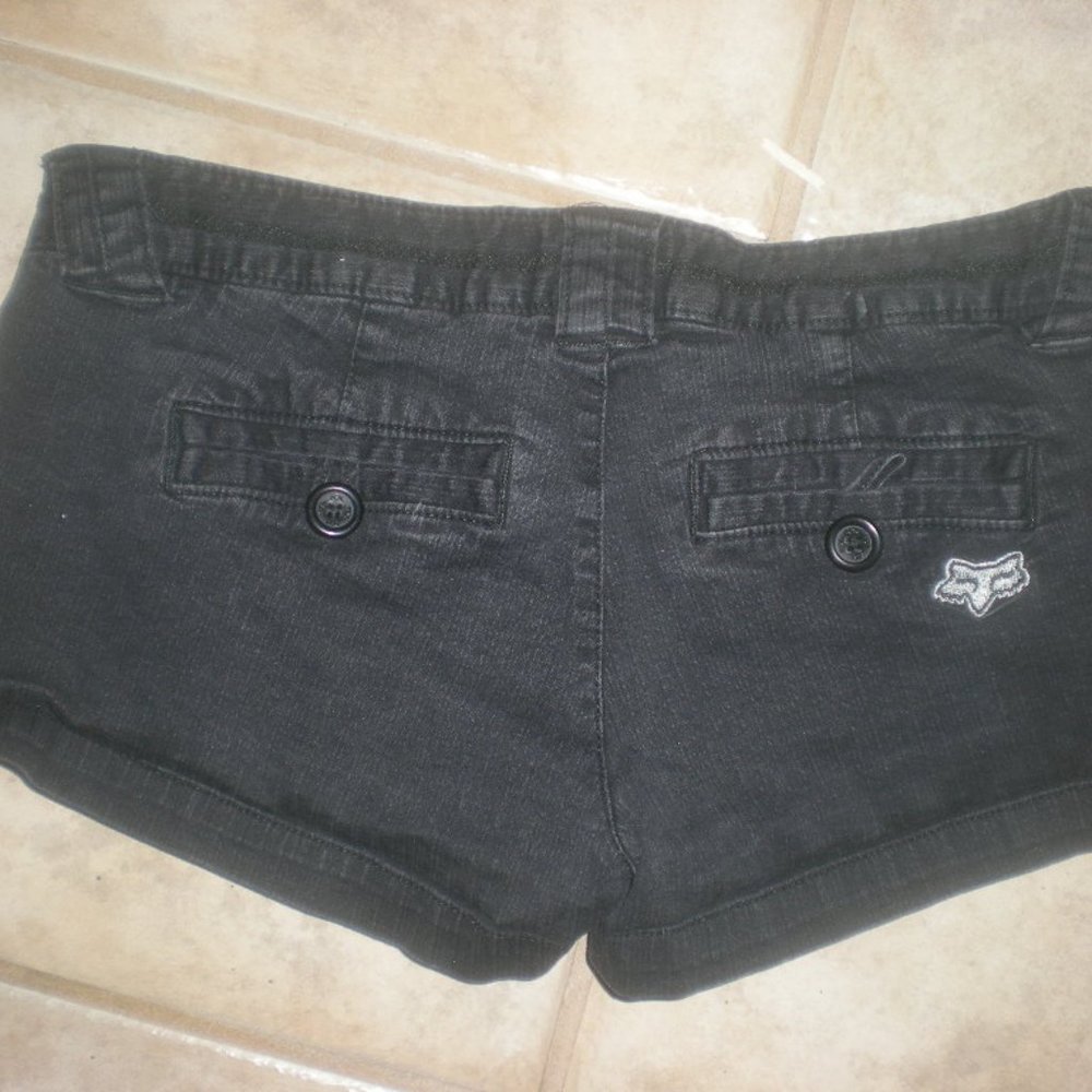 FOX GIRLS  RACING CO.  Motocross BMX  Black Shorts   Size 3